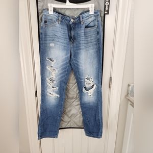 KanCan Distressed Boyfriend Jeans